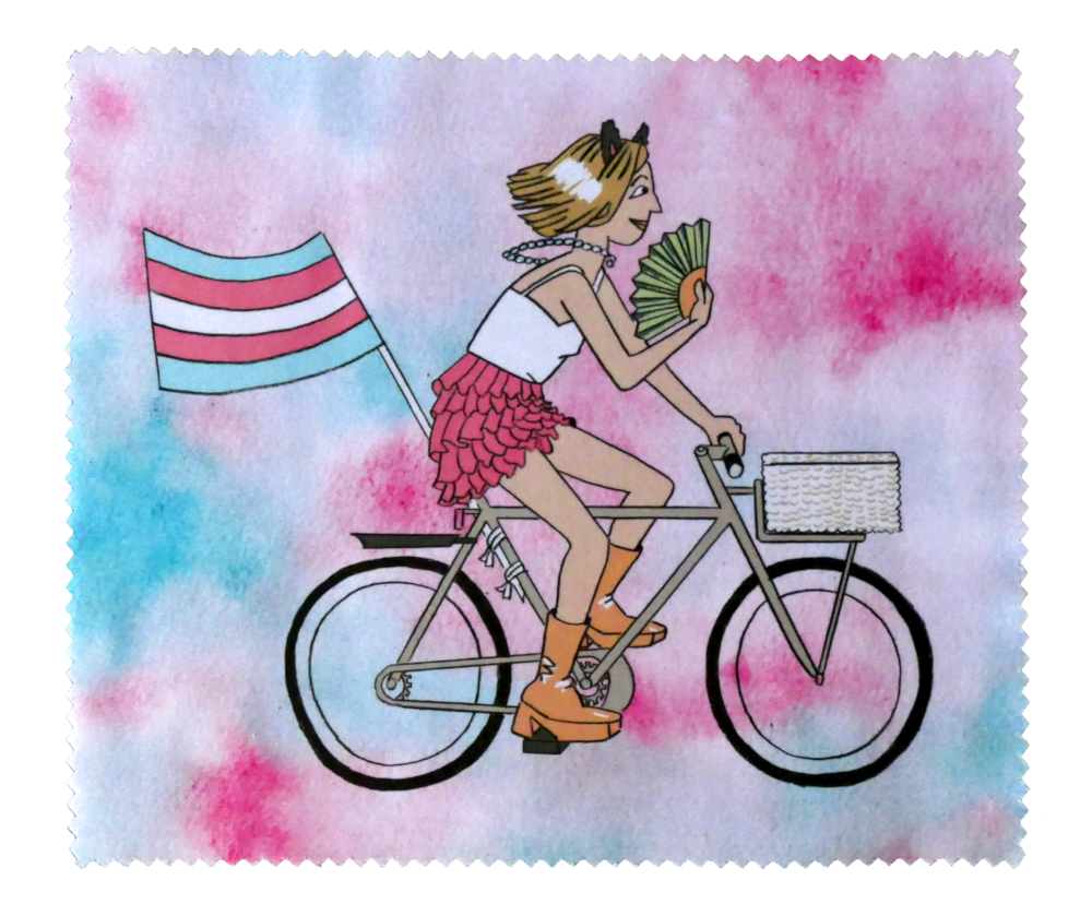 Trans* Pride Cyclist (Bild für) Trans* Pride Cyclist