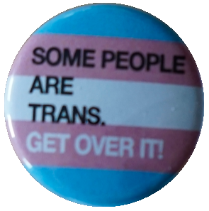 Some people are trans*, get over it! (Flagge)