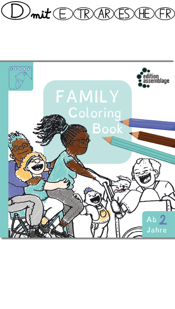 Family Coloring Book (ab 2 J.) - zum Schließen ins Bild klicken