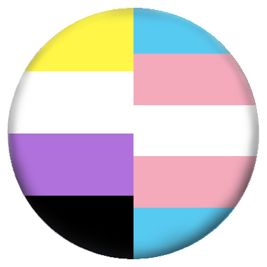 Nichtbinär/Trans Flagge
