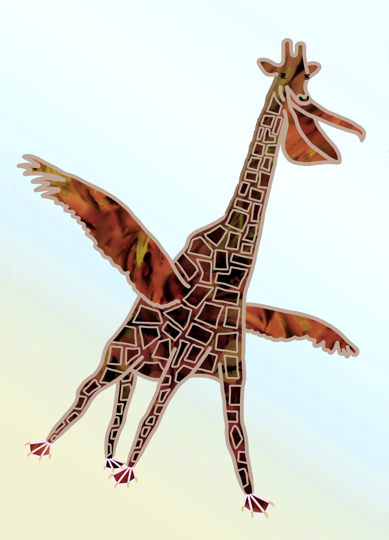Giraffenpelikan