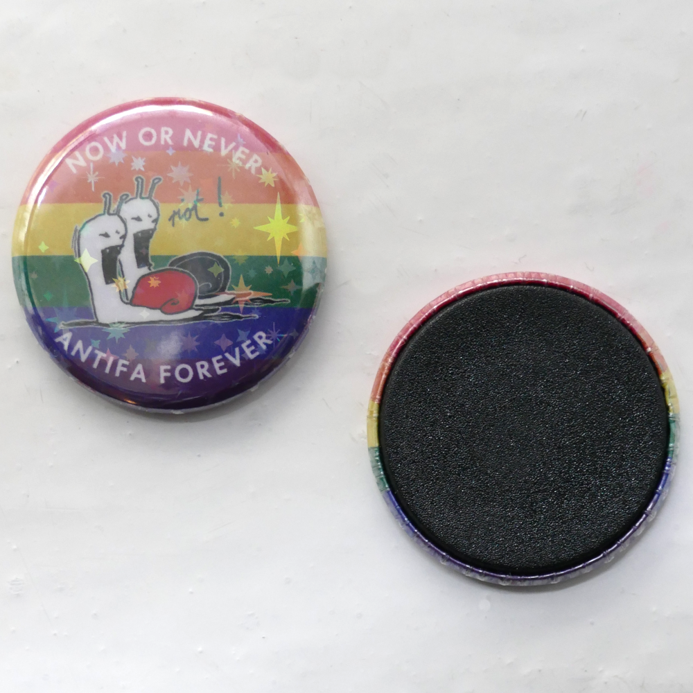 (Queer Rainbow) Now or never, Antifa forever (Bild für) (Queer Rainbow) Now or never, Antifa forever