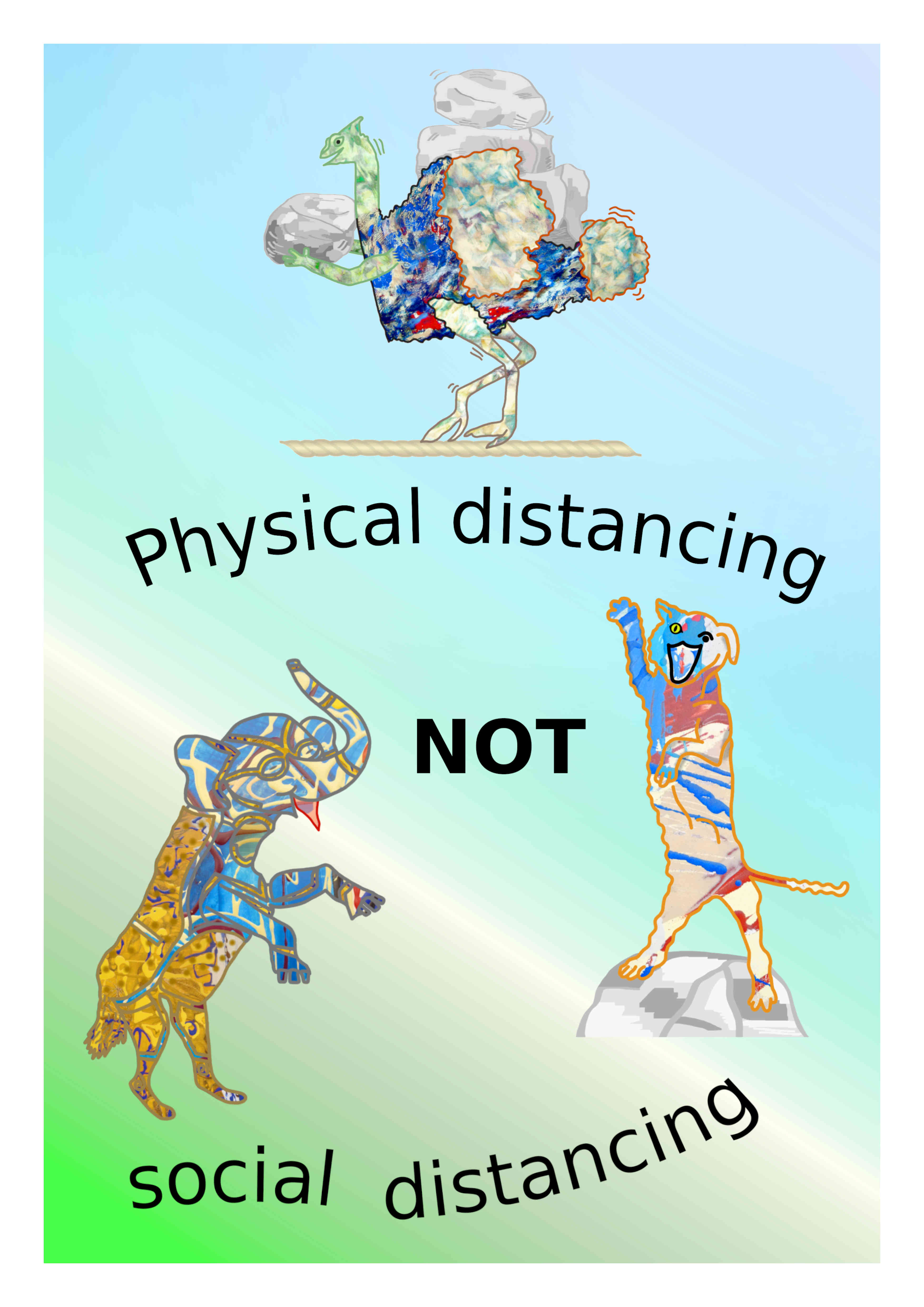 Physical Distancing NOT Social Distancing