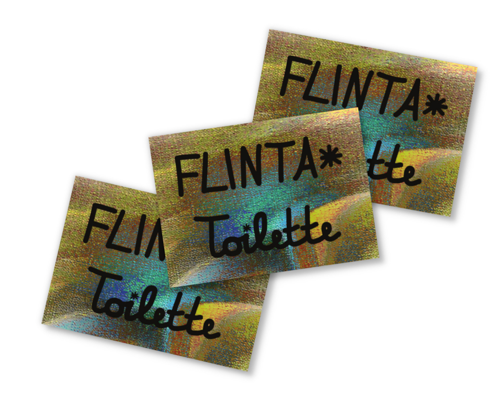 FLINTA* Toilette S (7,2 x 5 cm)